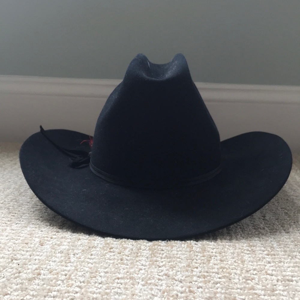 Black Stetson Hat Size 7